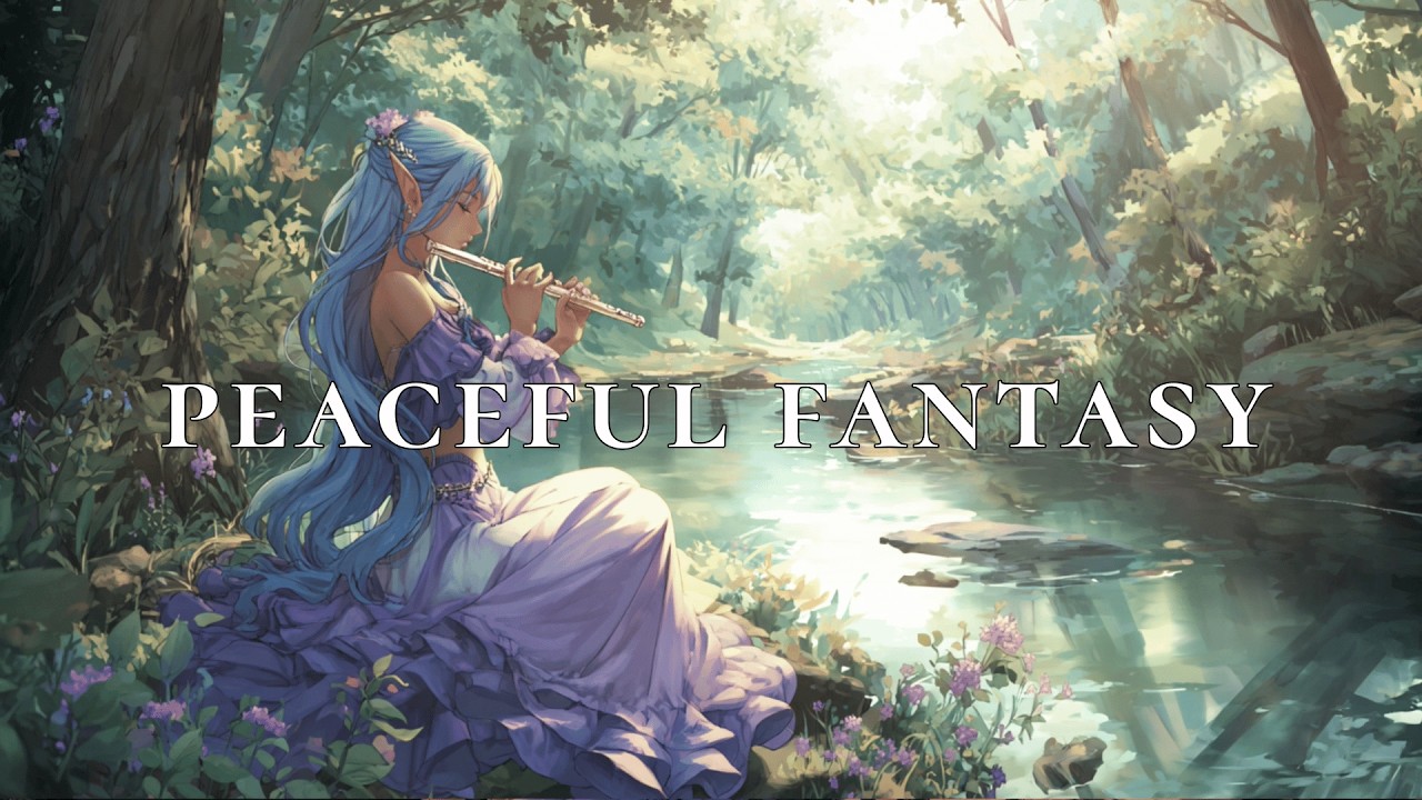 Peaceful Forest Music l Medieval Fantasy Background (Relax, Study, Sleep)