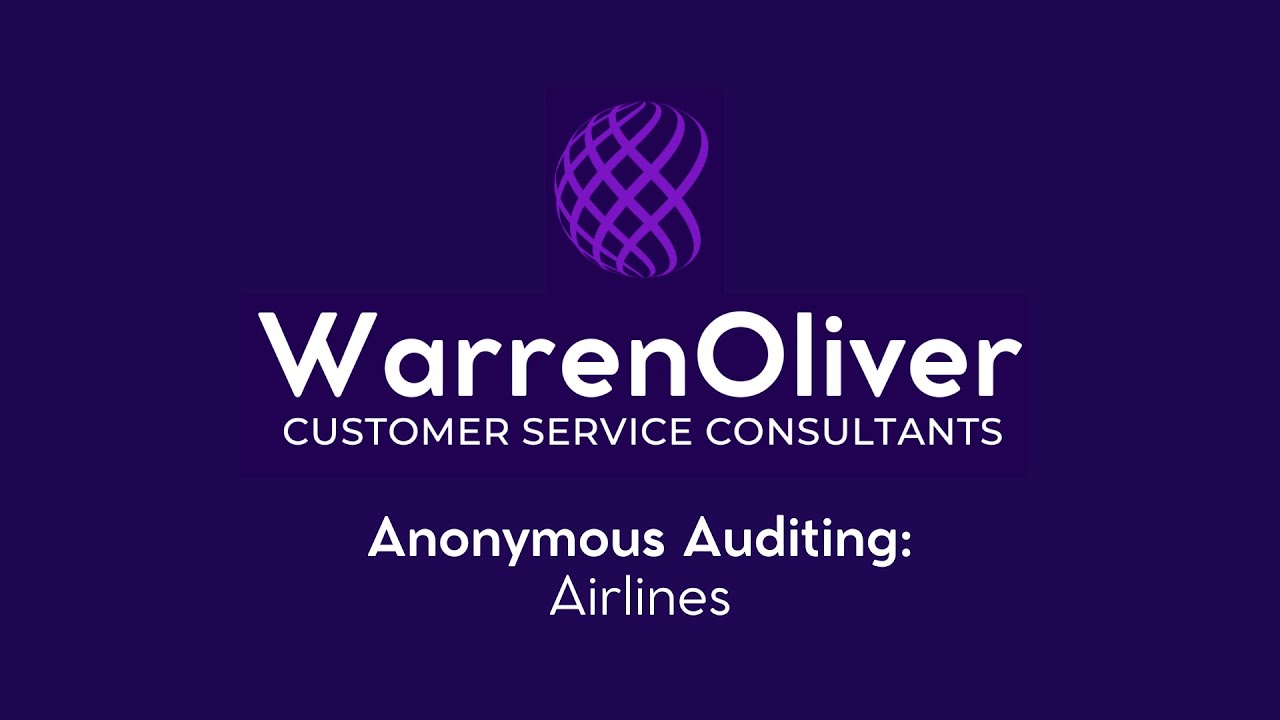 WarrenOliver - Anonymous Auditing - Airlines
