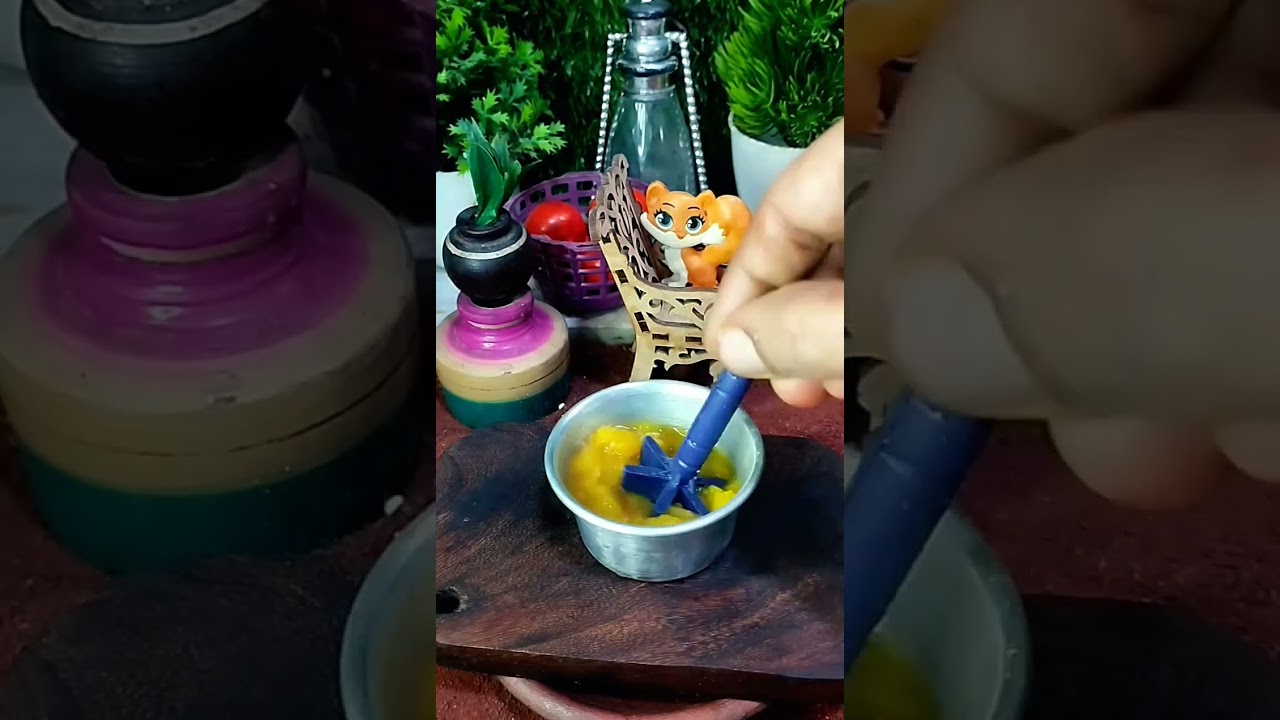 Dal Chawal 😋 Mini food #youtubeshorts #shortsvideo #miniature