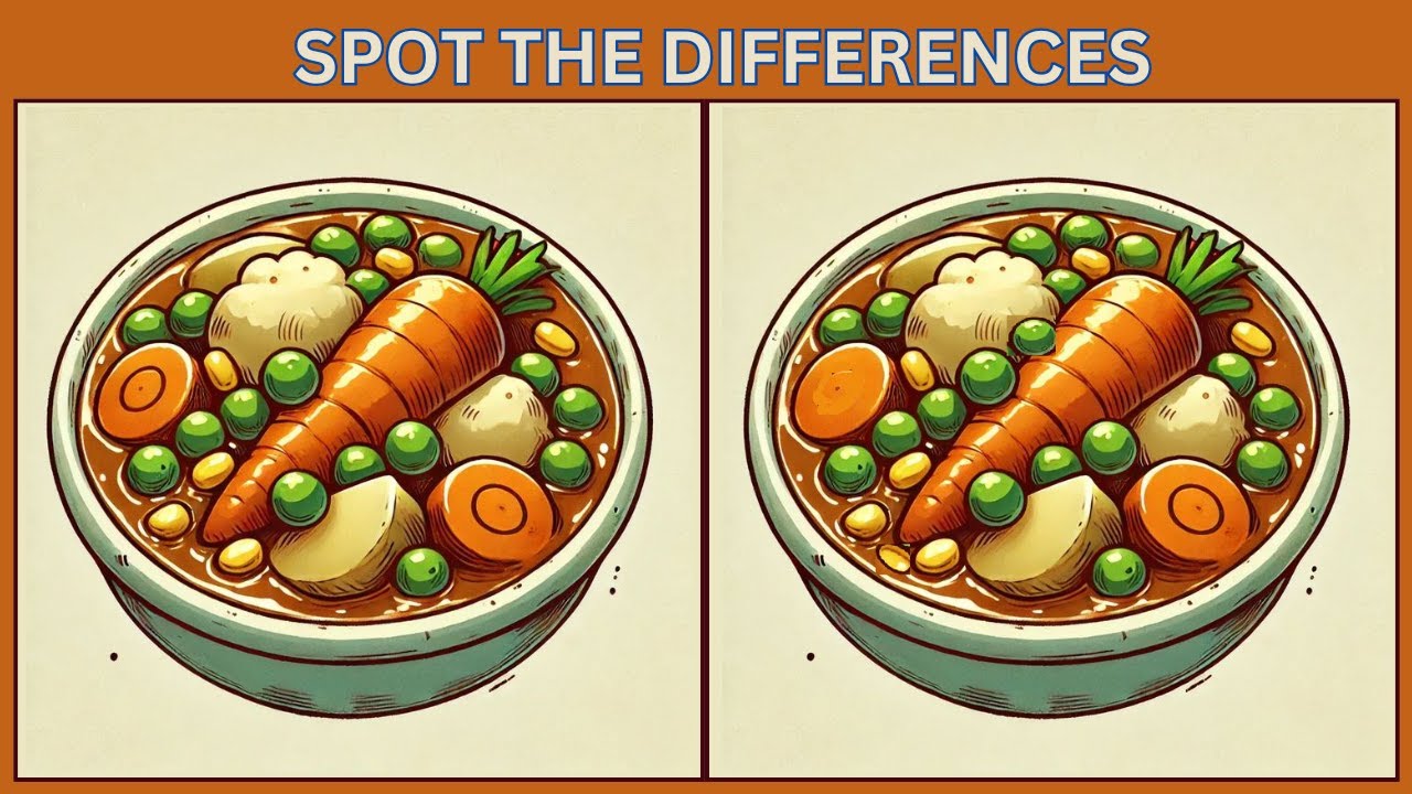 Spot the 3 Differences | 10 Brain Teasers to Test Your IQ