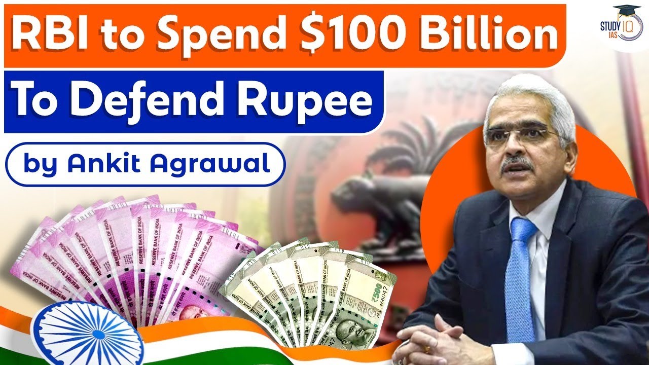RBI prepared to spend $100 billion more to defend Falling Rupee | Rupee Vs Dollar | Explained | UPSC