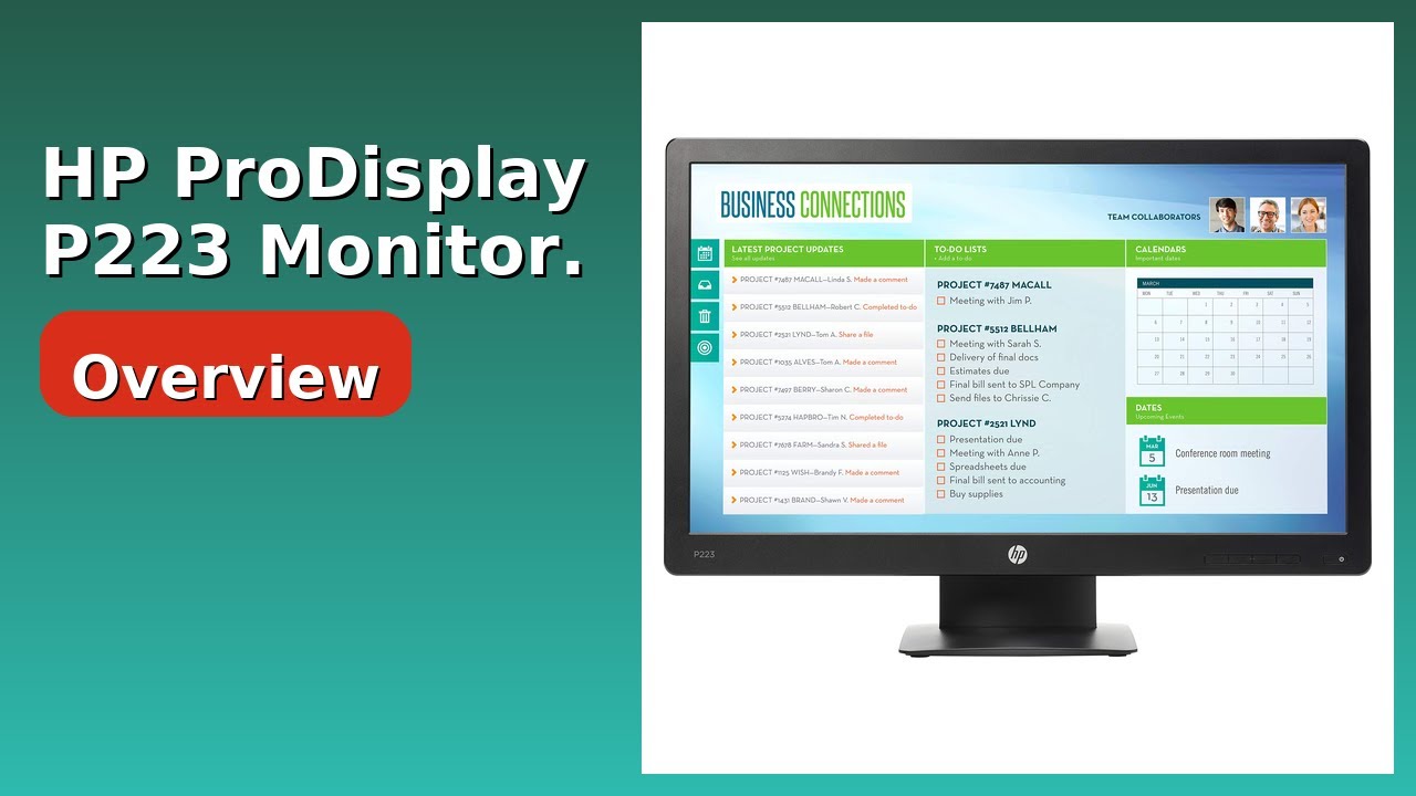 REVIEW (2026): HP ProDisplay P223 Monitor. Features.
