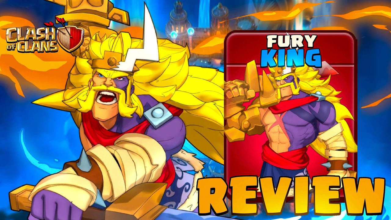 NEW Anime Fury King Skin Review! Is It Worth It? (Clash Of Clans)