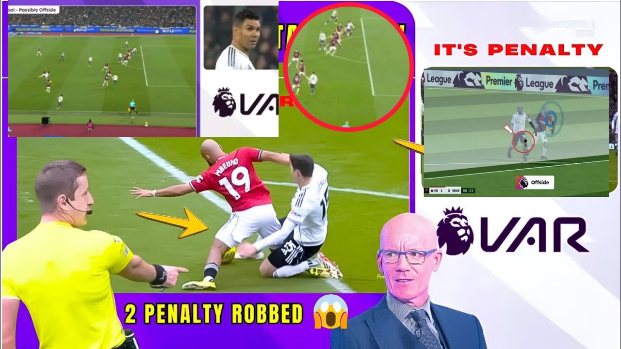 UNBELIEVABLE ⭕😱VAR CONTROVERSIAL✅PREMIER LEAGUE EXPLAIN DECISION Of denied PENALTY! | UNITED ROBBED?