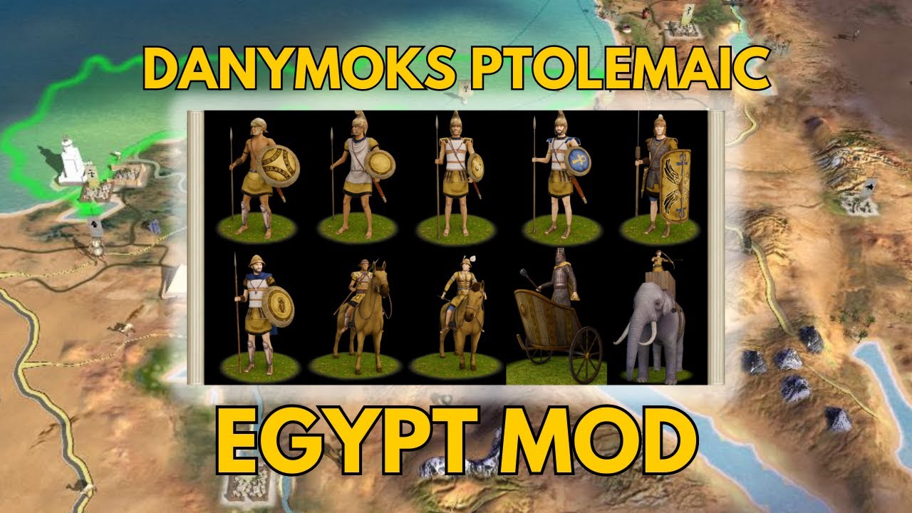 NATIVE AND PTOLEMAIC EGYPTIAN UNITS IN ONE? - Danymok's Ptolemaic Egypt Mod - Rome Total War