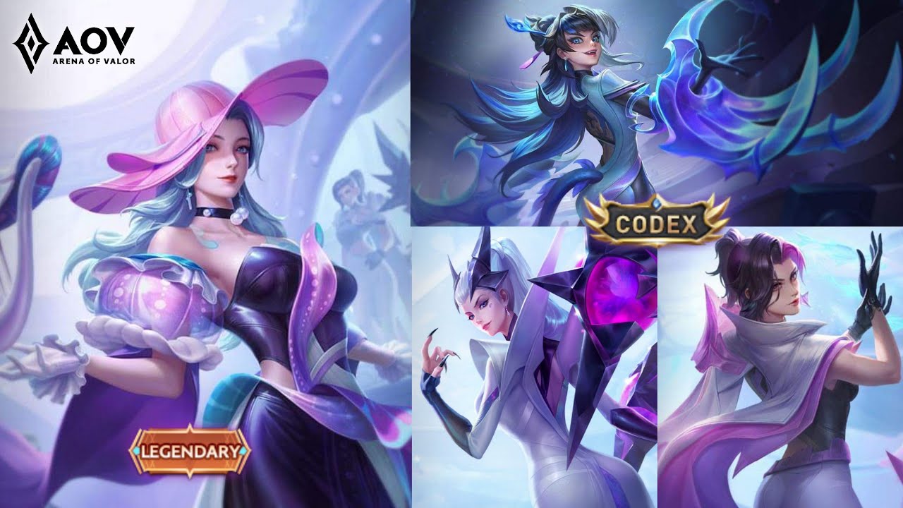 AOV New Skin Codex Xeniel Aoi, Marja, Taara | Sephera | Aquatic Show Theme - Arena of Valor
