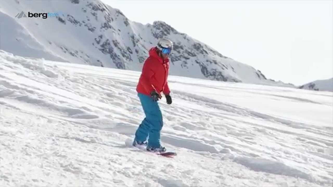 Snowboarden lernen - Driftschwung mit Hochentlastung