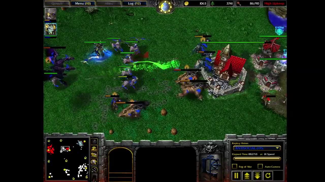 WARCRAFT 3 PRO | HOW TO PLAY WARDEN !! GAMERANGER!!