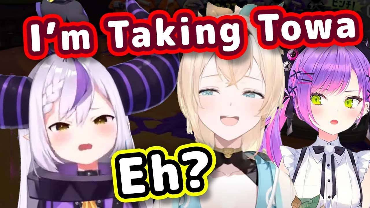 Iroha Tries To Take Towa From Laplus 【ENG Sub/Hololive】