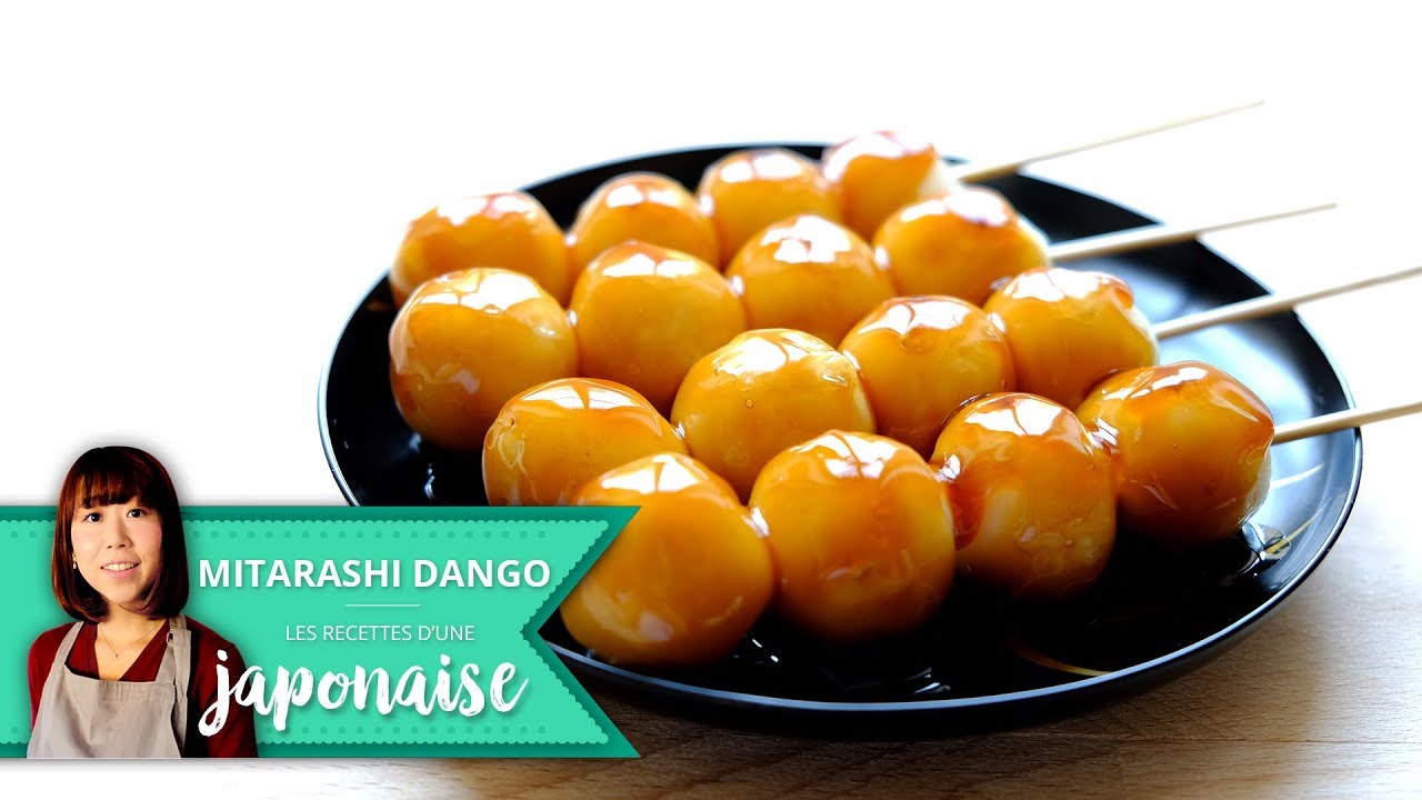 Recette Mitarashi dango | Les Recettes d'une Japonaise | Dessert Brochette de Mochi