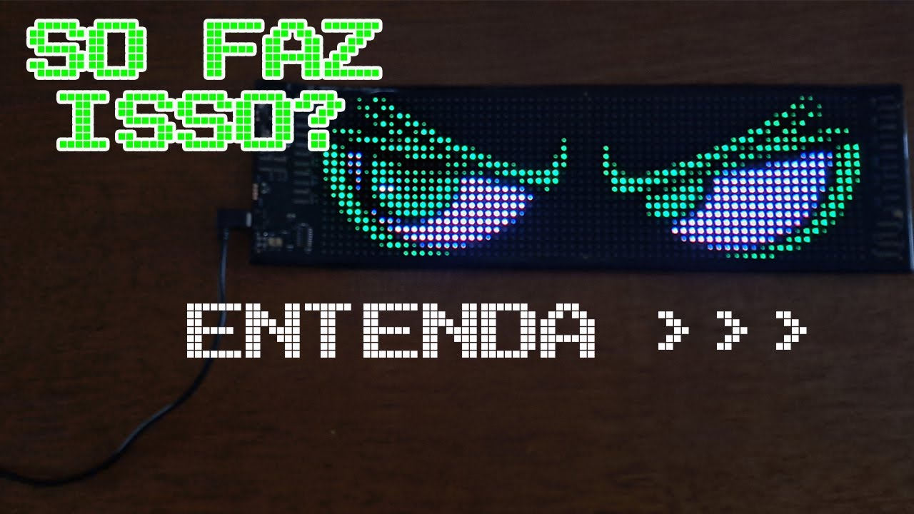 Testamos o painel de led que viralizou nas redes
