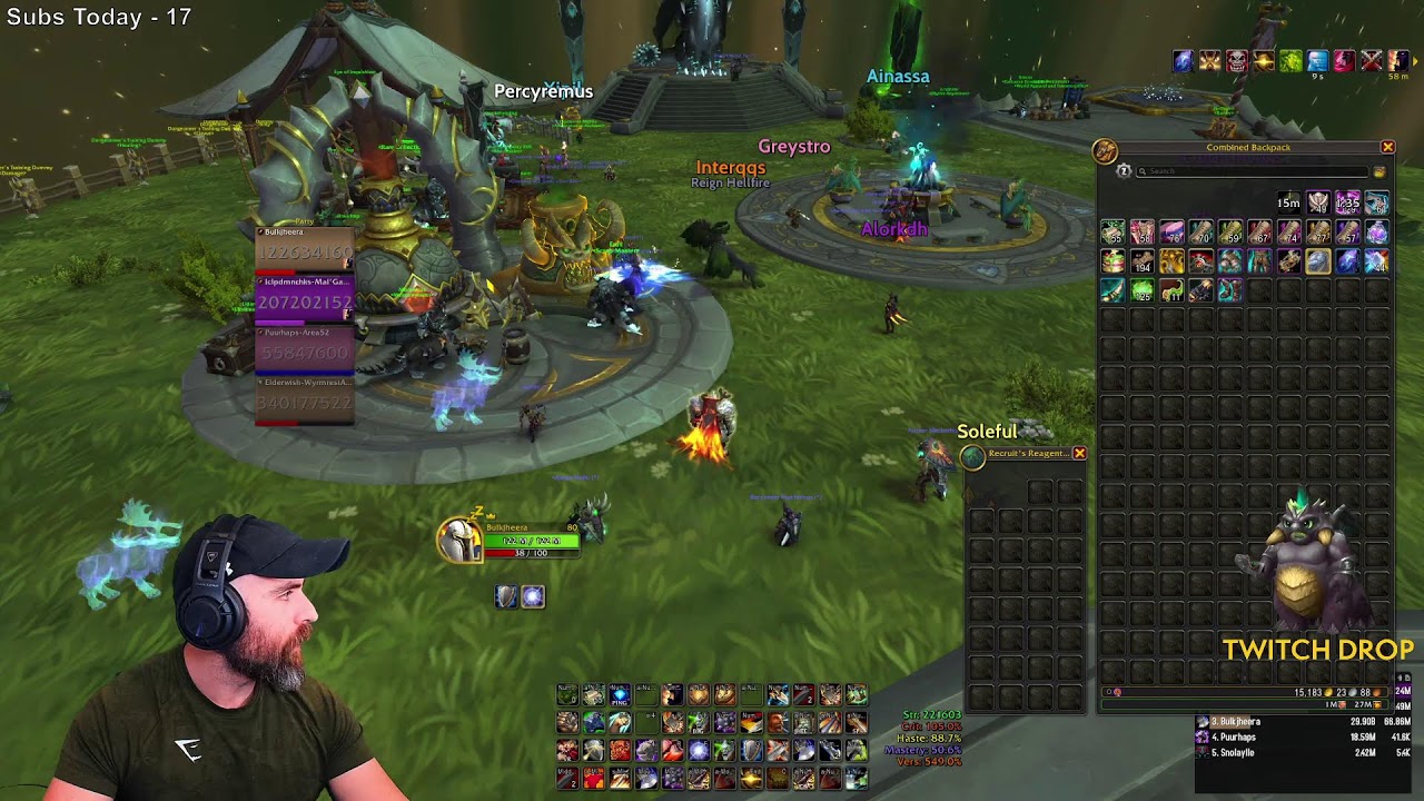 🔥WoW Legion Remix: 519% Warrior Grind & M+40 Key Giveaways🔥- World of Warcraft