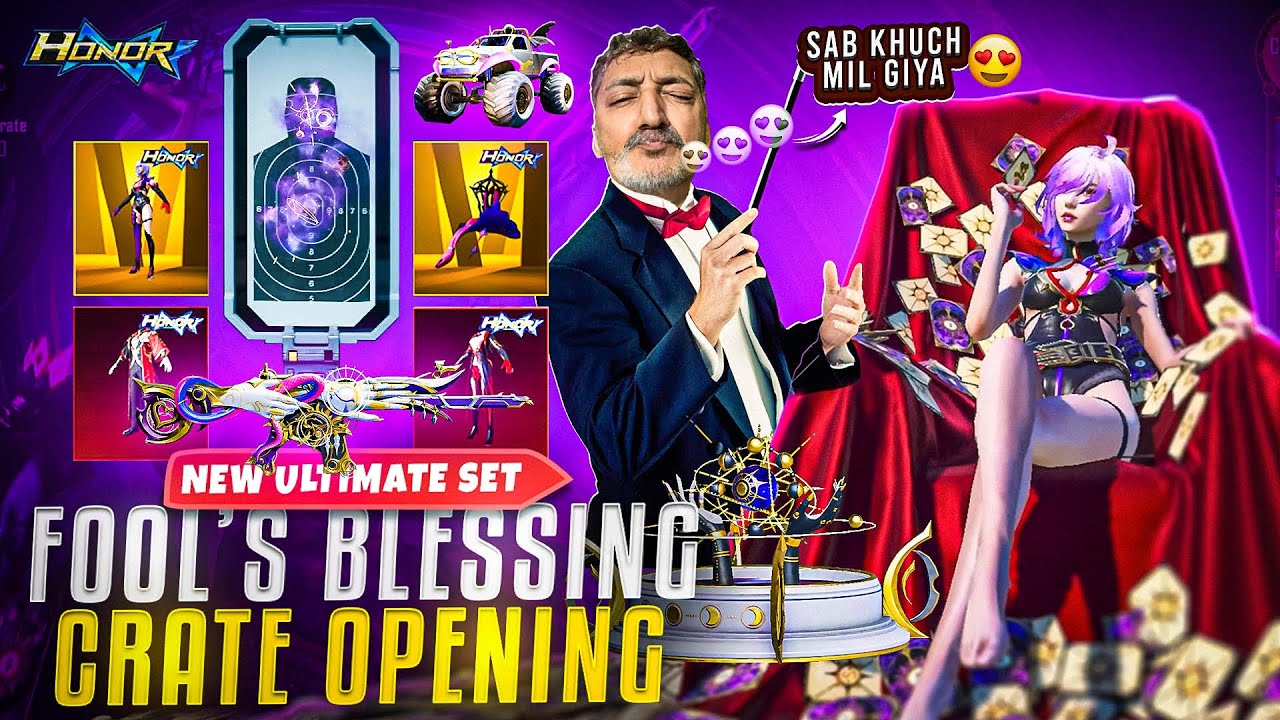 Omg The😱 Fool Blessing Honor Ultimate Lucky Spin | Sab Kuch Mil Gya | Pubg Mobile | HOW BRAND