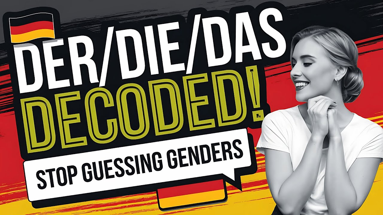 German Genders FINALLY Explained! (der/die/das Rules That Actually Work) | Grammar Lesson #1