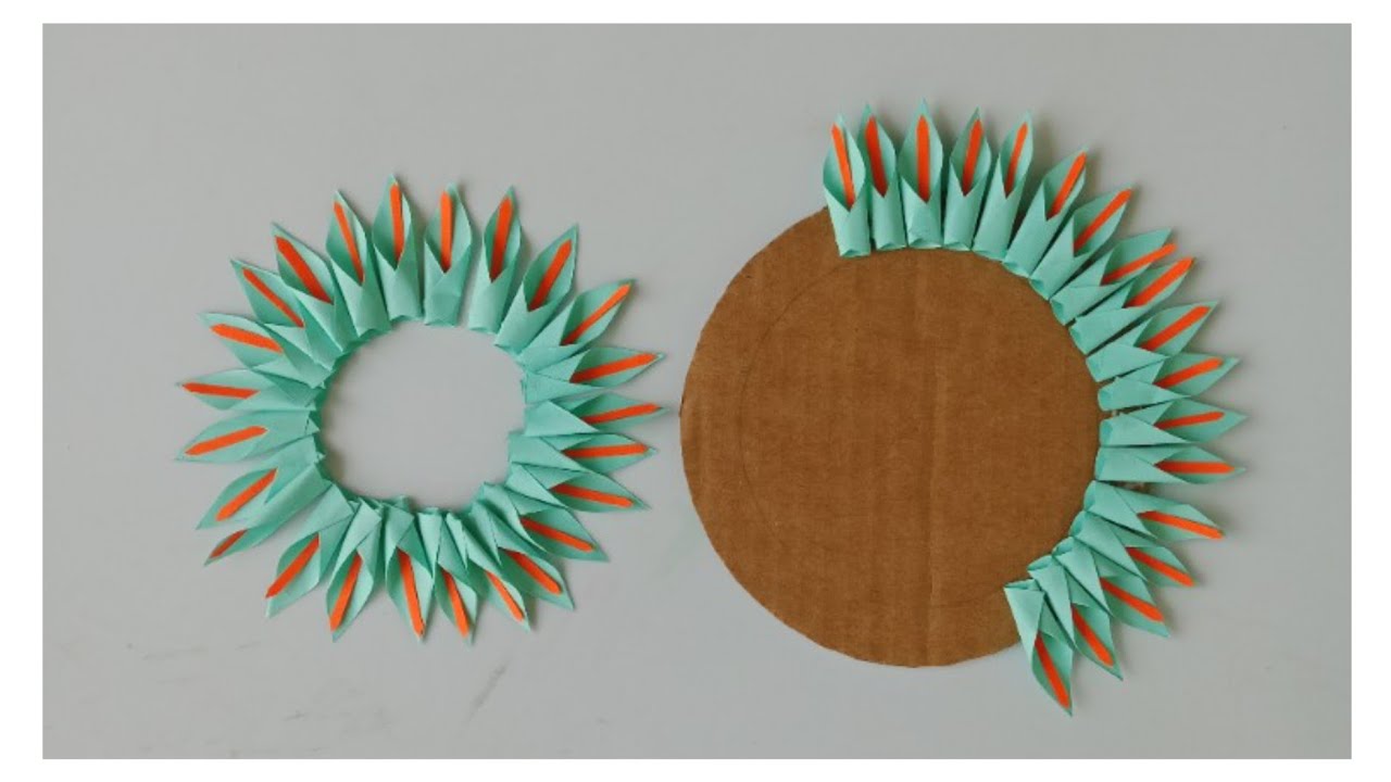 How To Make Beautiful Paper Flower Craft Ideas/Easy Handing Wall Home Decoration Craft/DIY Paper Flo