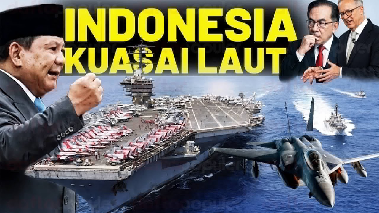 INDONESIA GEMPARKAN ASIA! Prabowo Borong Kapal Induk Italia, Negara Tetangga Ketakutan 🚢🔥