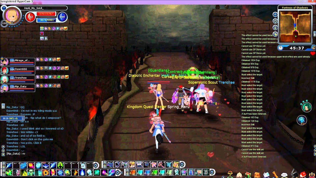 Fiesta Online Fortress of Shadows KQ 100-110