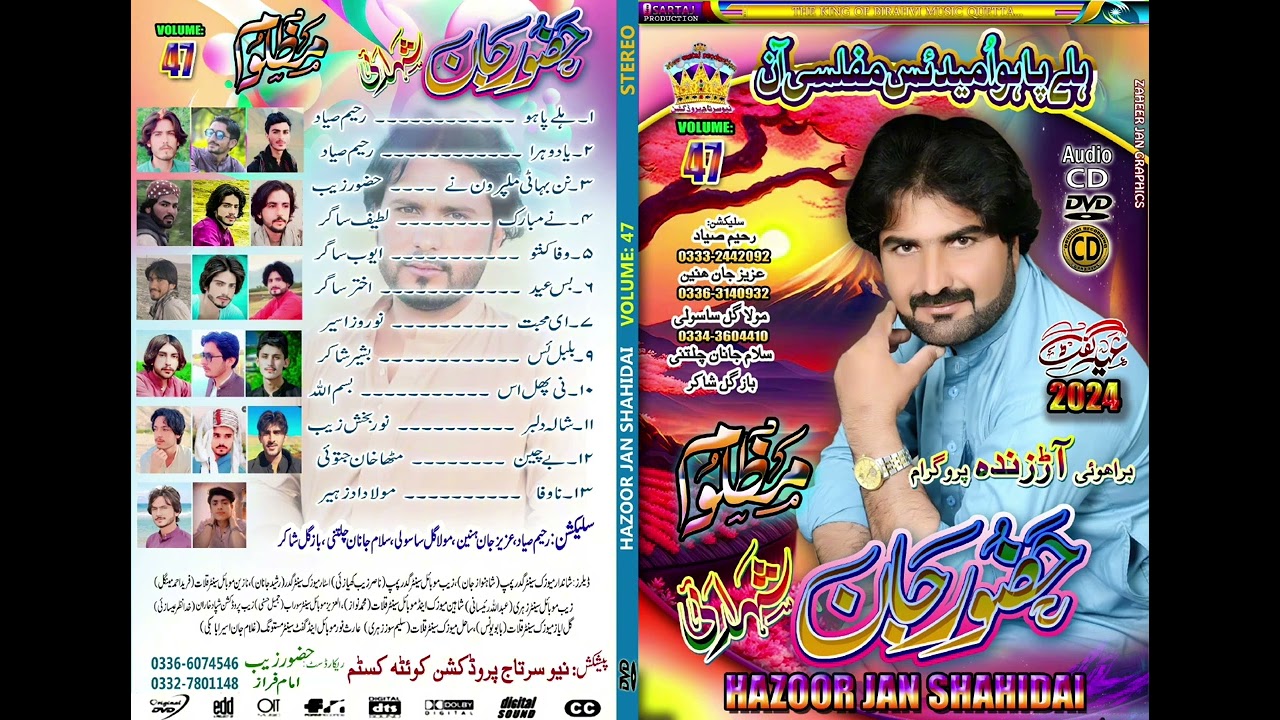 hazoor Jan shedai volume 47//berahvi song //poit raheem sayyad 2024