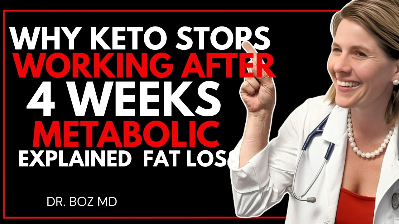 Why Keto Stops Working After 4 Weeks | Metabolic Adaptation Explained (Fix Your Fat Loss Plateau)