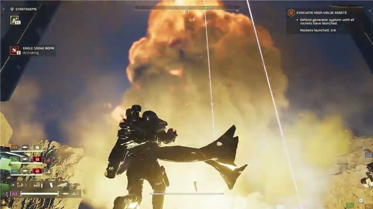 HELLDIVERS™ 2 Fighting to the death against heartless Machines