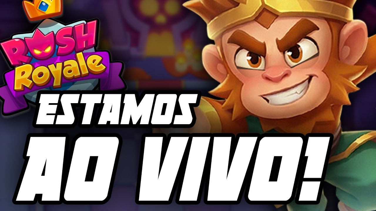 RUSH ROYALE: GAMEPLAY AO VIVO! PVP, CO-OP e resenha! RR gameplay português PT-BR