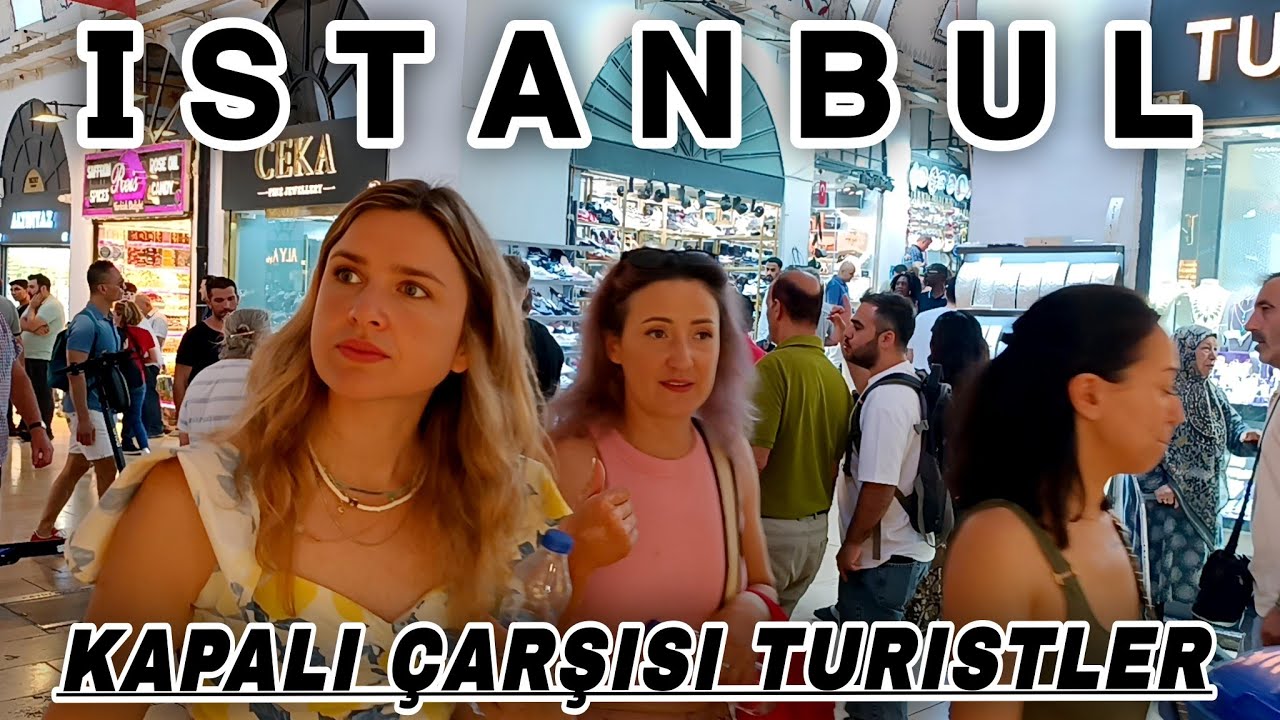 ISTANBUL GRAND BAZAAR WALKING TOUR BAZAAR, MARKETS, SHOPS,JEWEL.4K|60FPS