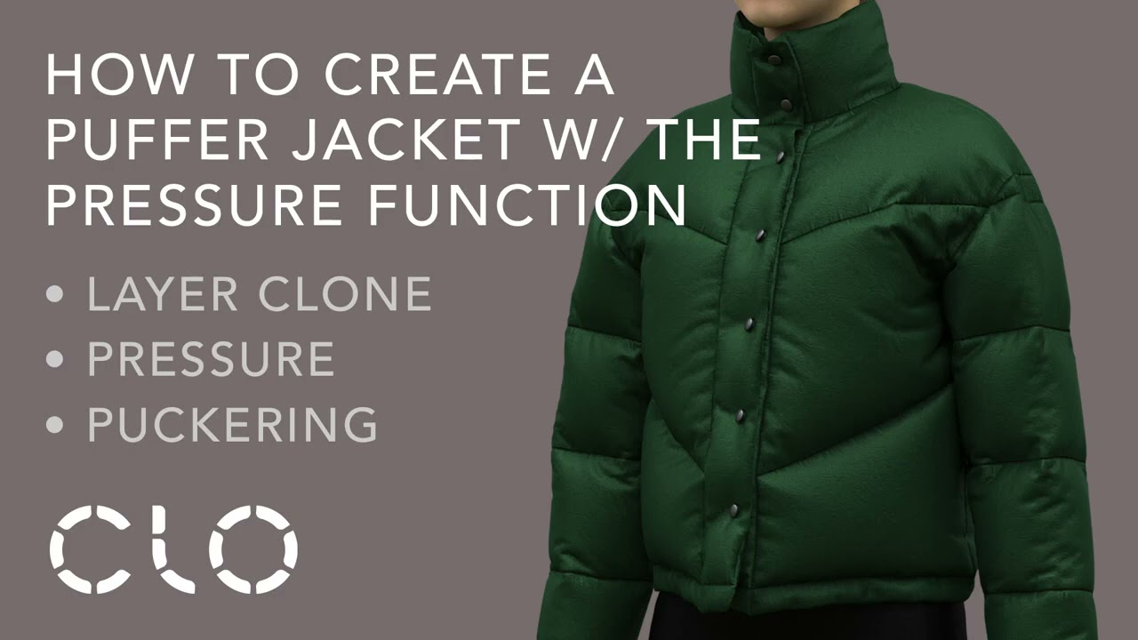Clo 3D How to Create a Puffer Jacket