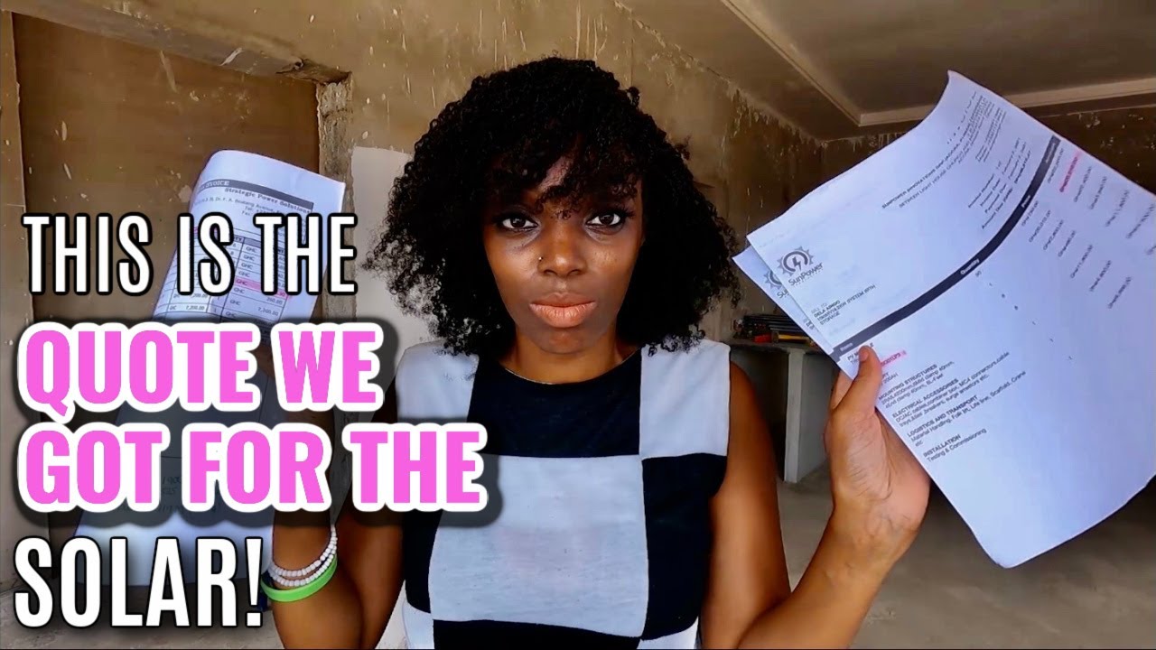 Price Break Down For Solar Energy In Ghana! | Building Our Dream Home In Ghana