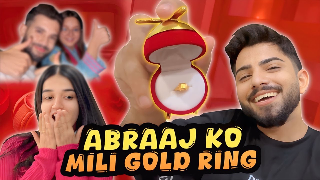 ABRAAJ KO MILI GOLD RING 😱 | Shaheer Nai Hath Sai Chupkali Pakarli🦎| Zarnab Fatima | Zaraib