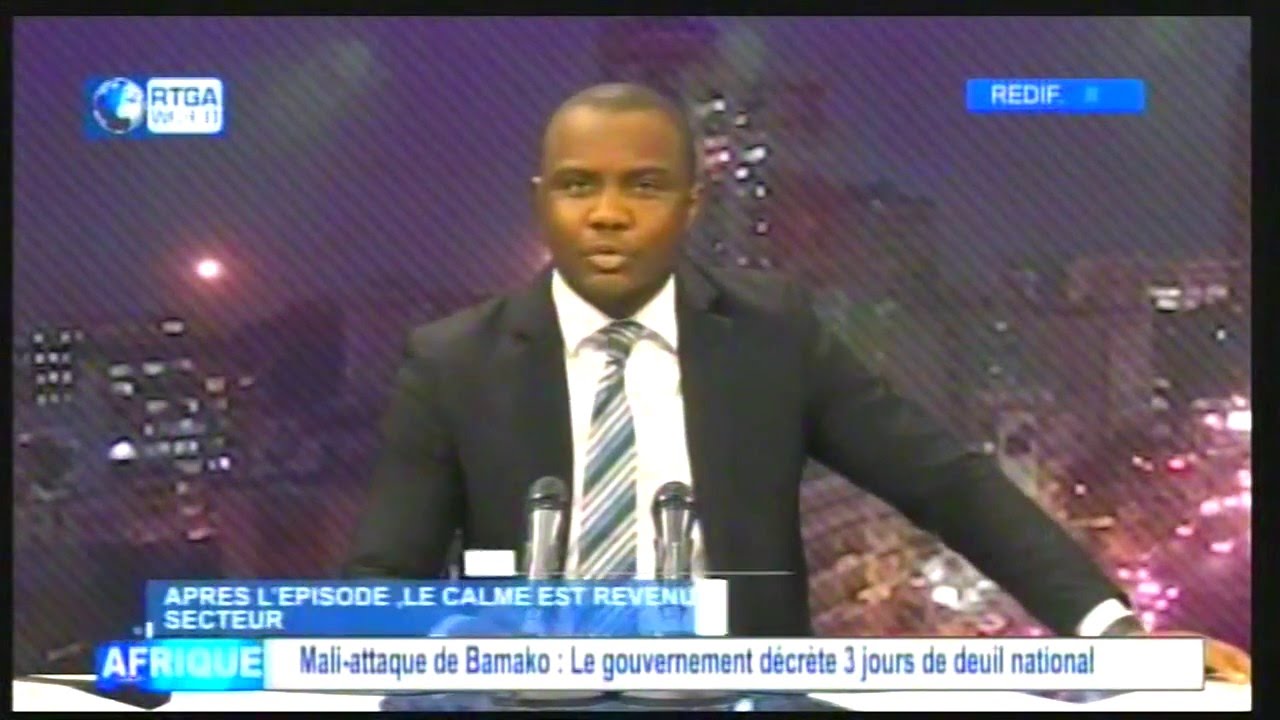 Info Journal Soir de la RTGA World, 22-11-15 Christian Bosembe