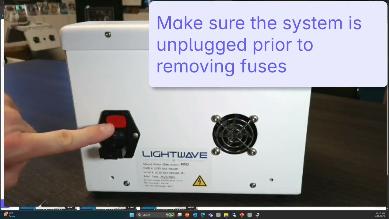 How to Change Fuses on Your Lightwave Main Unit