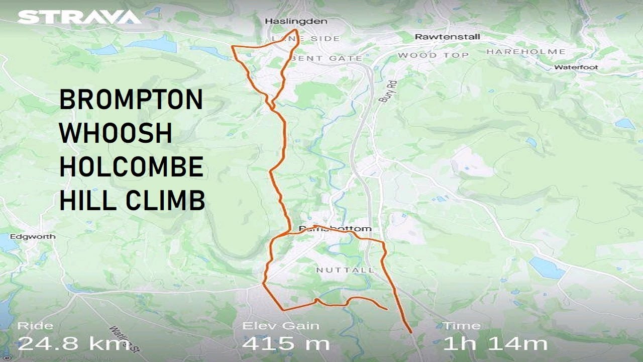 Brompton Whoosh Holcombe Hill Climb