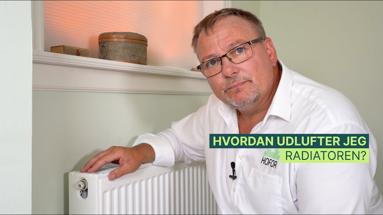 Sparer&aring;d: Hvordan udlufter jeg radiatoren?