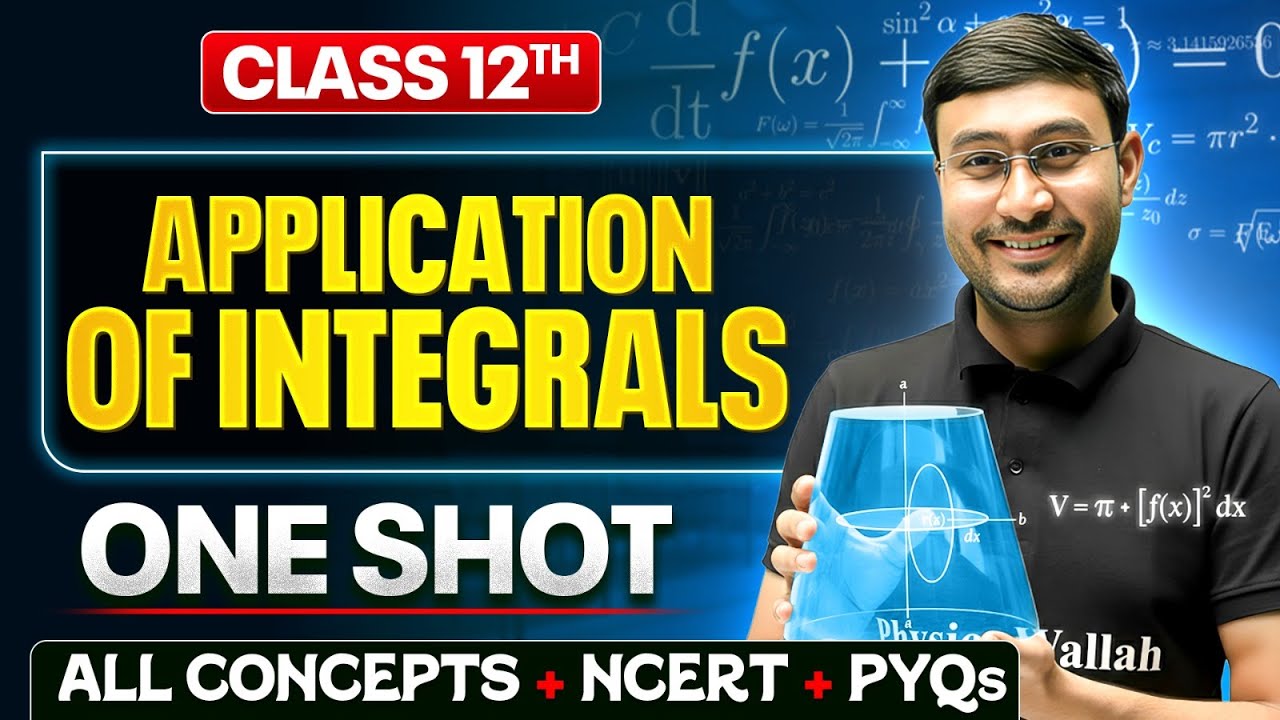 Application Of Integrals Class 12 One Shot 🔥 | All Concept + NCERT + PYQs | Maths Chapter 8