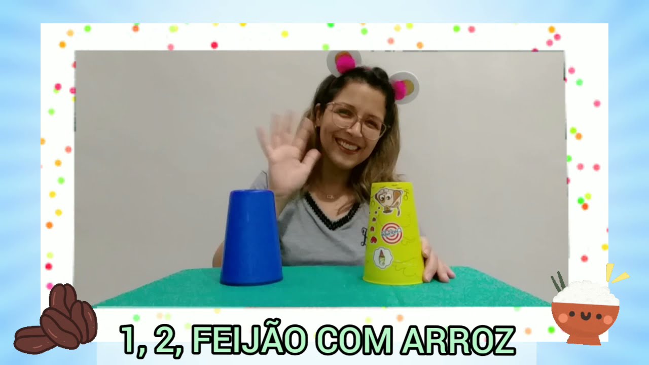 BRINCADEIRA RÍTMICA | PARLENDA 1,2, FEIJÃO COM ARROZ.