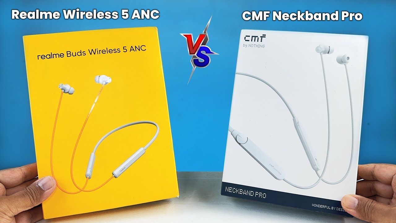 Realme Buds Wireless 5 VS CMF by Nothing Neckband Pro ⚡ Ultimate Comparison ⚡ Which One Should Buy ?