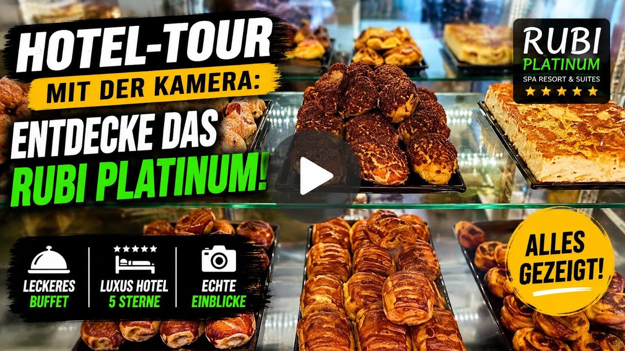 Hotel-Tour mit der Kamera: Entdecke das Rubi Platinum Spa Resort & Suites in der Türkei! 5*