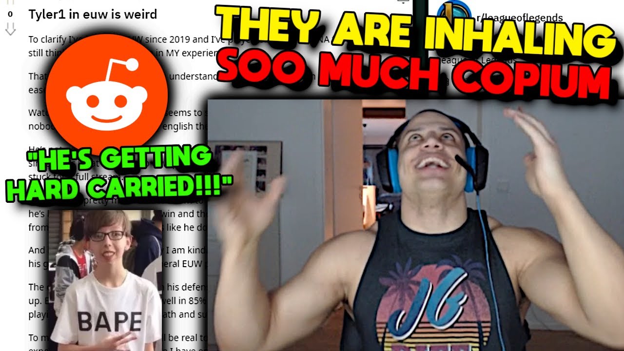 Tyler1 Reacts to Reddit CRYING over His Success in EU