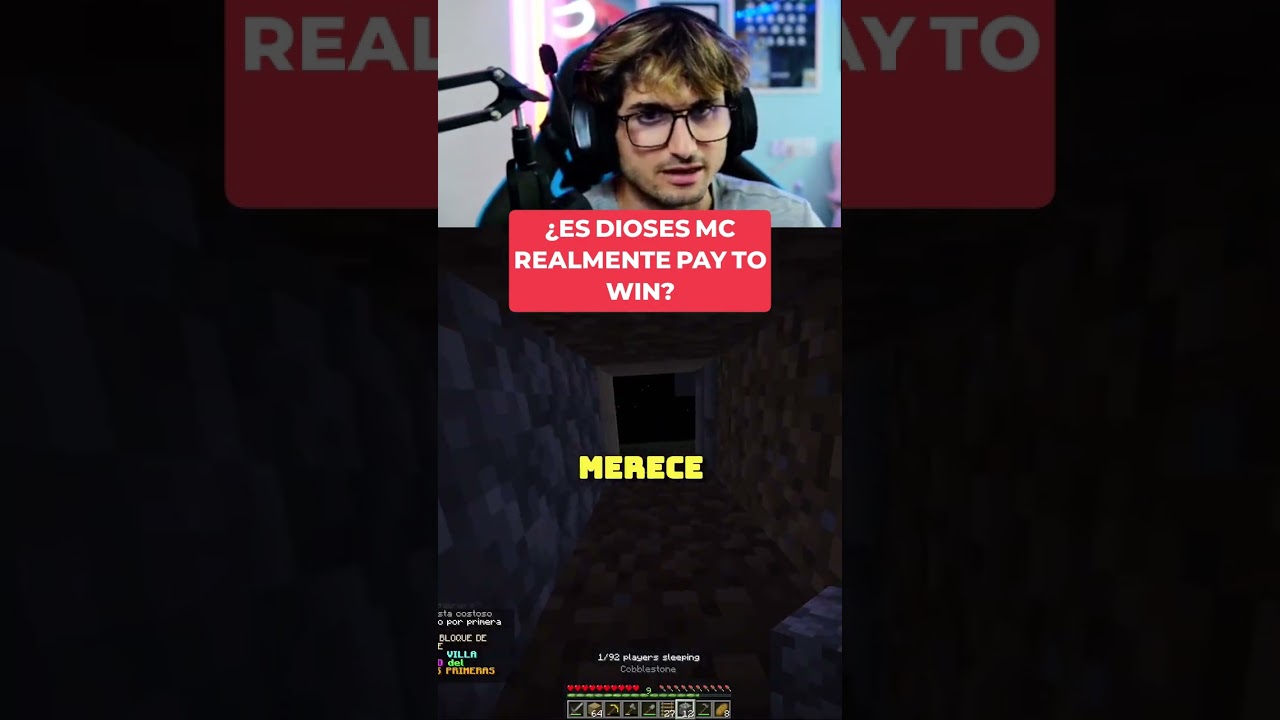 &iquest;Es DIOSES MC realmente pay to win? 🤔 #minecraft #shorts