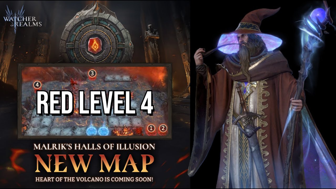 WATCHER OF REALMS | Molten Obsidian Red Level 4