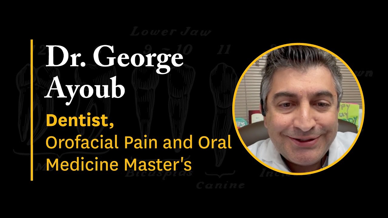Certificate Orofacial Pain Testimonial | USC Dentistry | George Ayoub, DDS