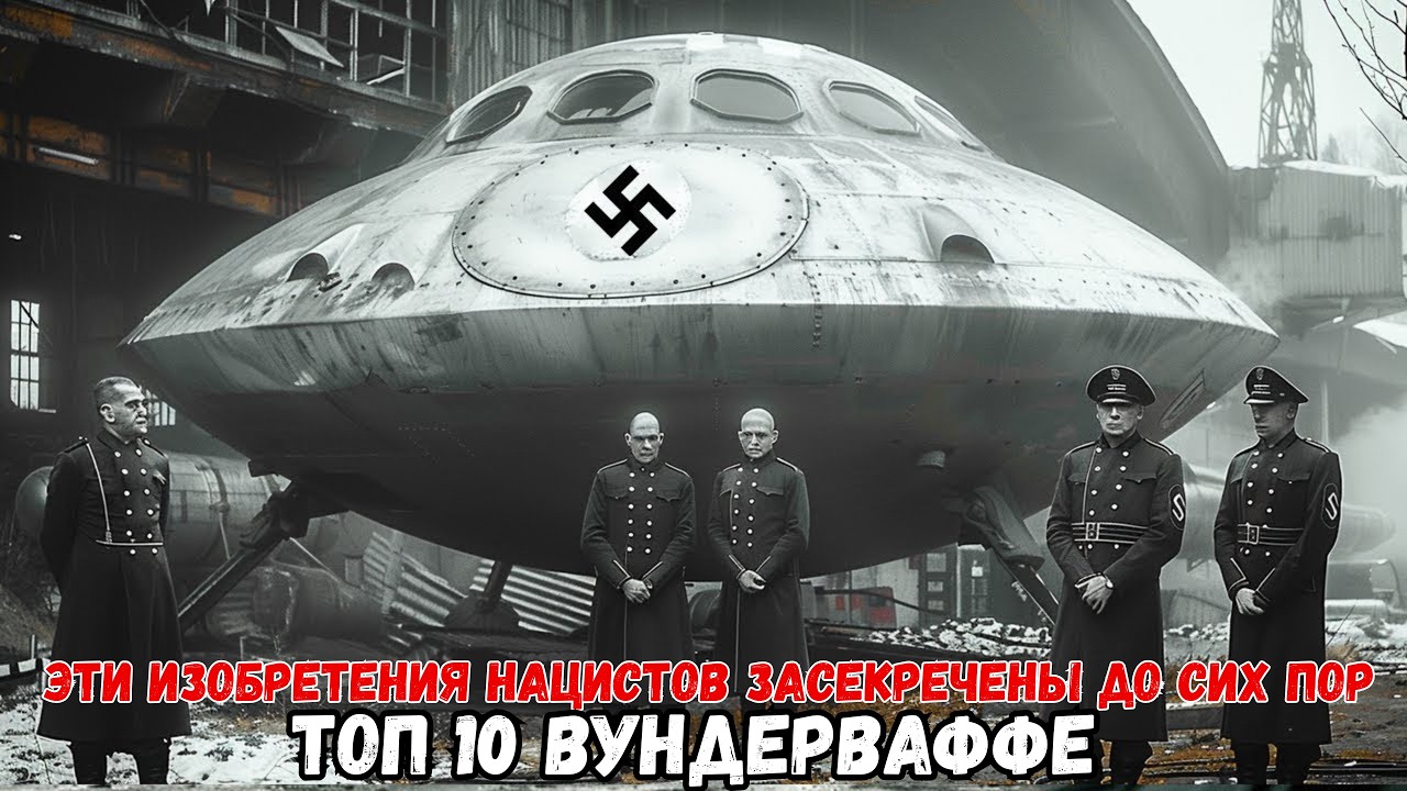 НАЦИСТЫ СТРОИЛИ ЛЕТАЮЩИЕ ТАРЕЛКИ? 10 безумных изобретений Третьего рейха