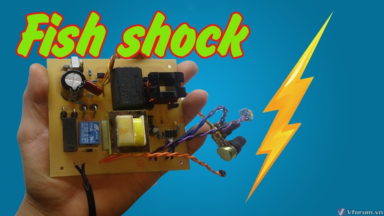 How to make fish shock Electric machine from UPS simple   | How to make