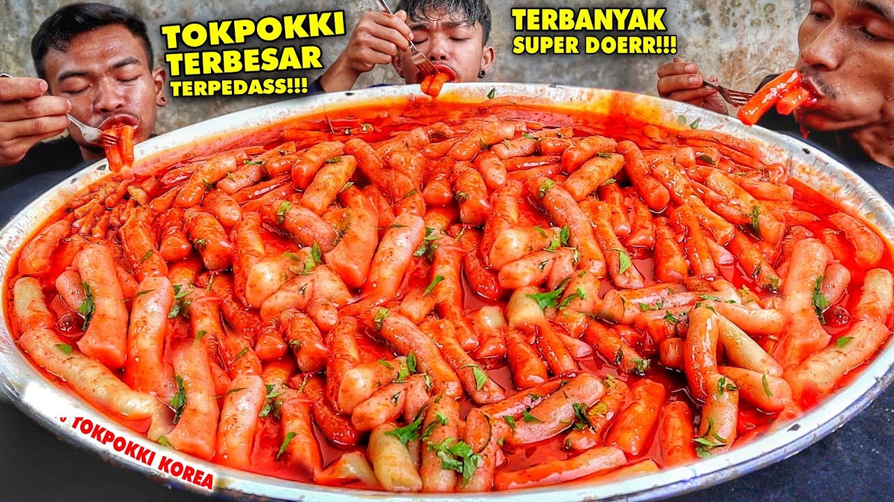 PARAH!! MUKBANG TOKPOKKI ASLI KOREA SUPER PEDAS JELEGER!!!