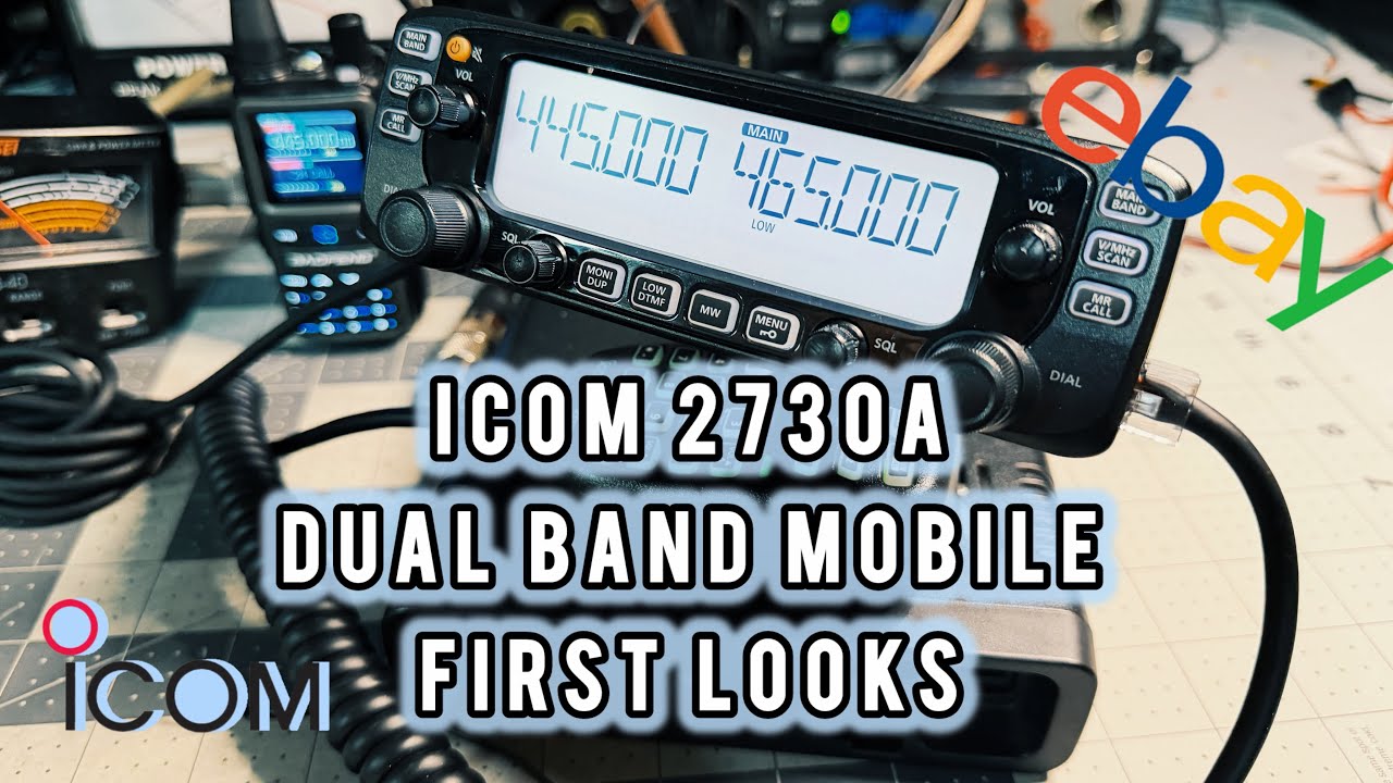 Я купил ещё одну радиостанцию ​​на eBay! Давайте протестируем её! Icom 2730A