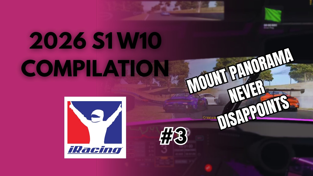 iRacing Season 1 Week 10 2026 #3 – Crash Compilation | Wrecks, Saves & Incidents
