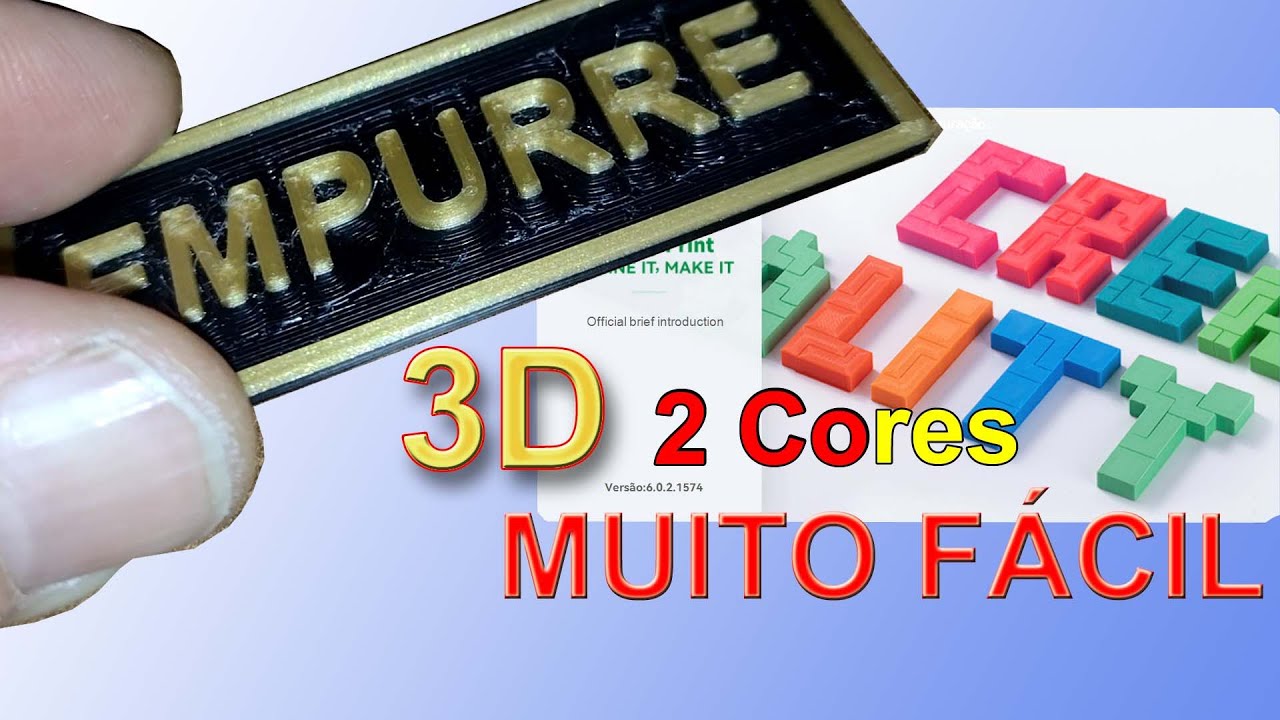 Duas ou mais cores com Creality Print 6.0.2.1574 e Ender-3 V3 SE.