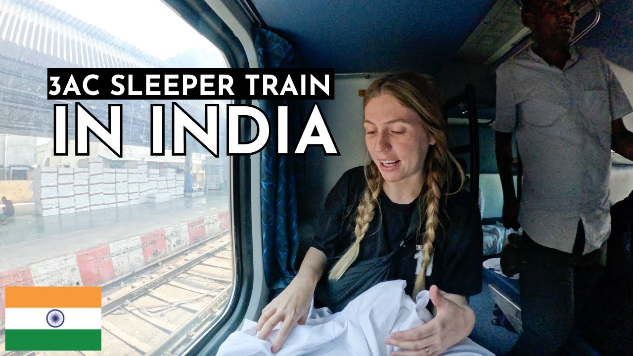 I Took A Sleeper Train in India (3AC) 🇮🇳 | Ajmer SF Express, Agra to Jaipur