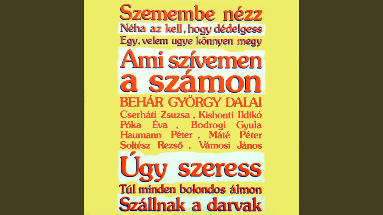 Ami szívemen a számon
