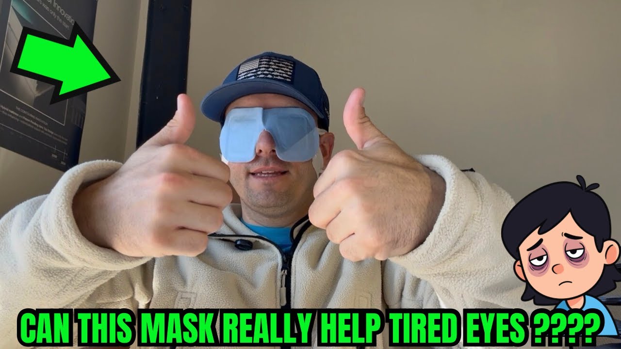 How To Get Relief For Tired Eyes? The BEST Eye Mask I've Found! Disposable, No Microwave Needed